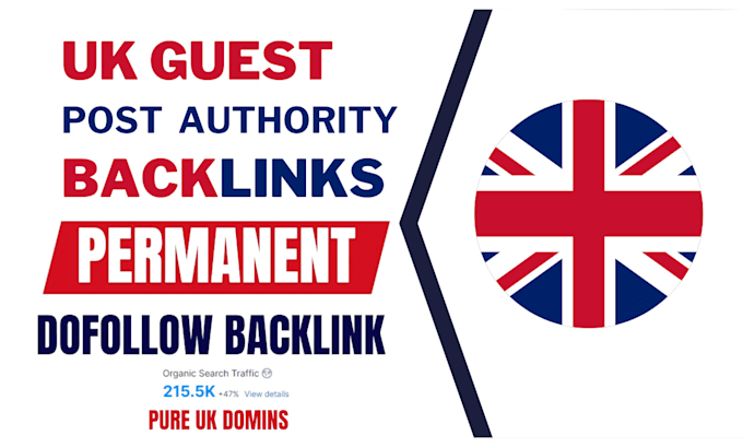 Gig Preview - Write and publish 50 uk guest posts on 50 da websites with dofollow uk backlinks