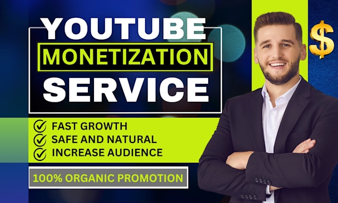 Gig Preview - Do complete youtube channel monetization