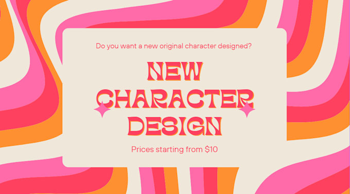 Bestseller - write your next original character for you for cheap