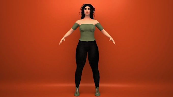 Bestseller - do 3d realistic character modeling 3d game character for animation video