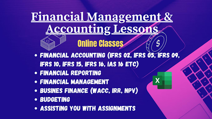 Gig Preview - Teach you financial accounting and management