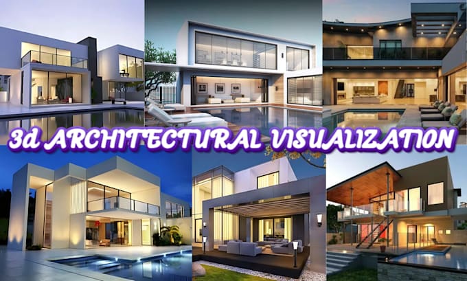 Gig Preview - Do realistic architectural 3d visualization 3d interior and exterior rendering