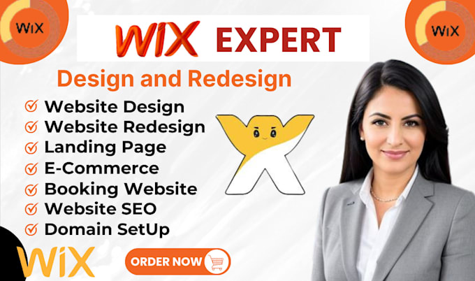 Gig Preview - Wix website redesign wix website design  wix ecommerce store wix website redesig