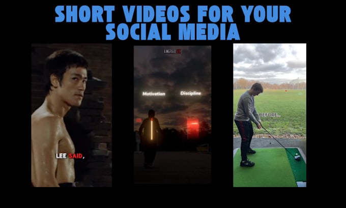 Gig Preview - Create premium short videos for your social media