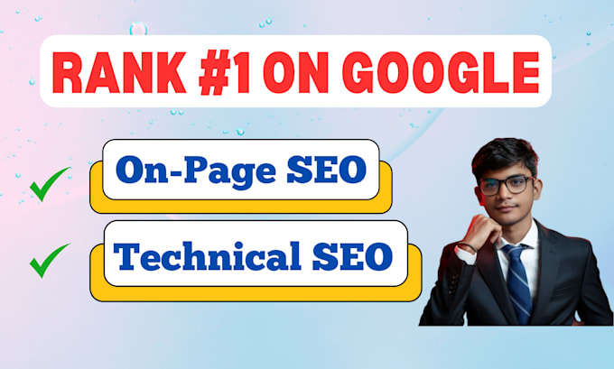 Gig Preview - Do on page and technical SEO for your website