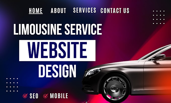 Bestseller - design limousine website with booking features limo chauffeur website