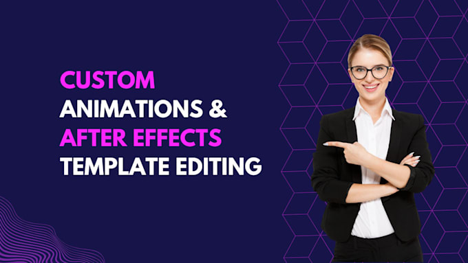 Gig Preview - Edit after effects templates create custom animations logo motion graphics in 24