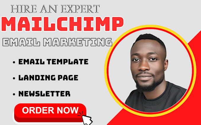 Gig Preview - Mailchimp email marketing mailchimp email template landing page customer journey