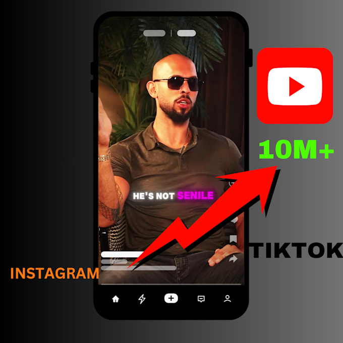 Gig Preview - Create short form videos from long videos  for tiktok youtube and instagram