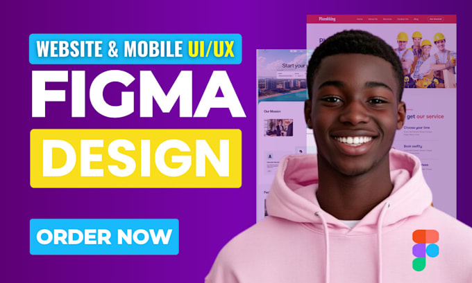 Gig Preview - Design a stunning mobile app and web UI UX in figma website design