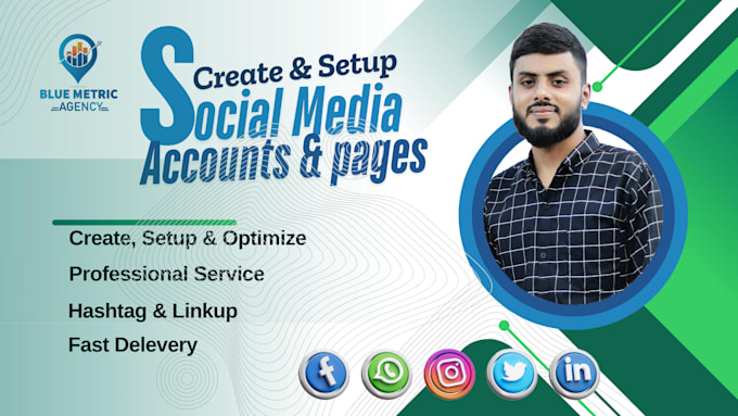 Bestseller - professional social media account setup and optimiz for business growth