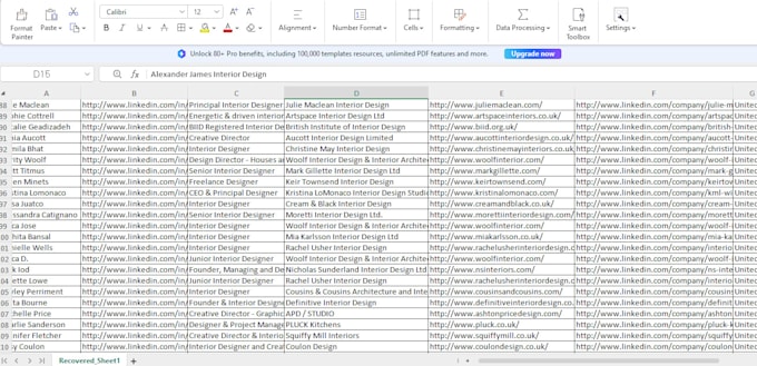 Gig Preview - Give france business lead, sales lead, consumer prospect lead, database, french