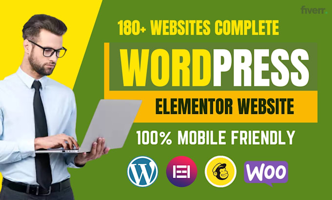 Gig Preview - Build, design website, redesign create clone wordpress elementor pro development