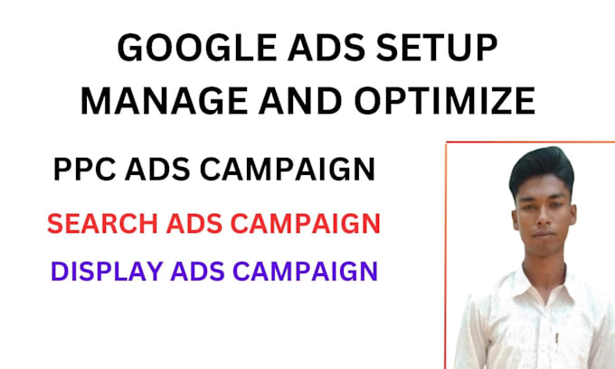 Gig Preview - Setup and manage google ads adwords ppc ads campaign expert