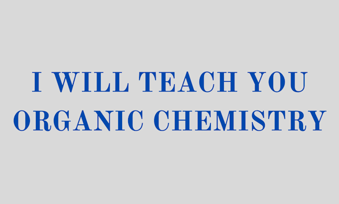 Bestseller - teach and coach you organic chemistry