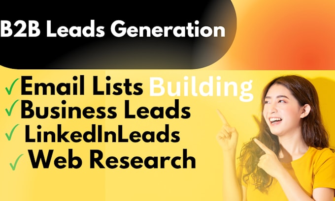 Gig Preview - Sales leads , data extraction and business leads