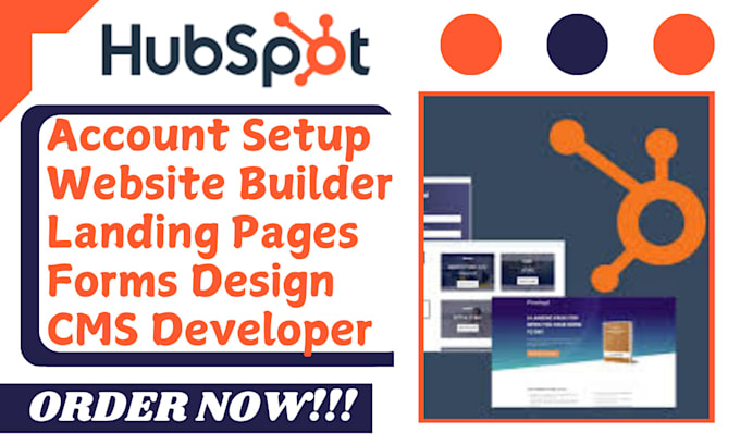 Bestseller - create hubspot website landing pages blogs hub form design hubspot cms developer