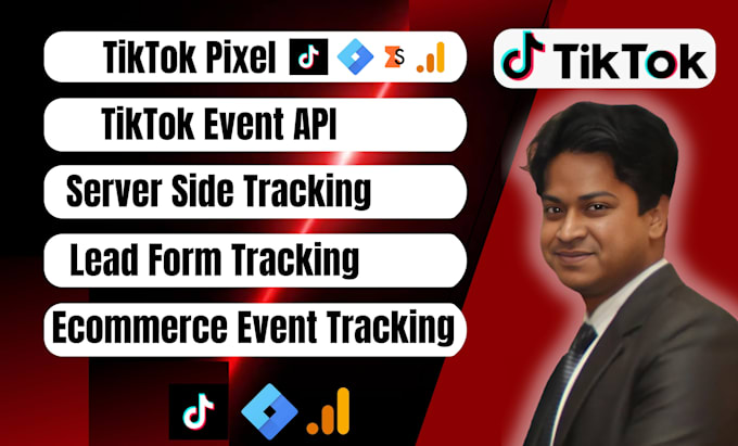 Gig Preview - Install tiktok event API and pixel setup via google tag manager