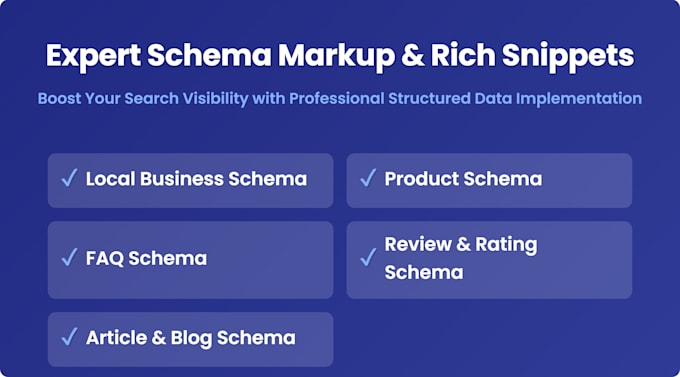 Bestseller - implement schema markup, structured data, and rich snippets for your website