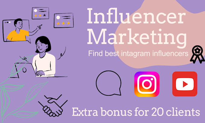 Gig Preview - Find the best instagram influencer, influencer marketing