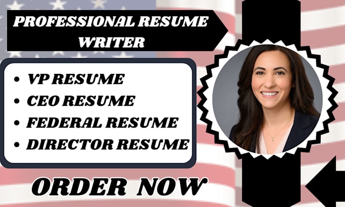 Gig Preview - Write IT, executive senior director, vp, CEO resume USA jobs federal resume