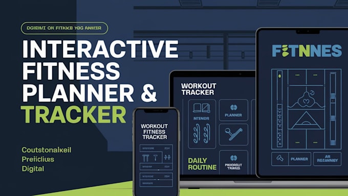 Gig Preview - Design an interactive fitness planner and workout tracker