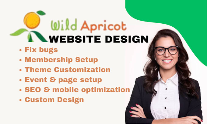 Bestseller - fix wildapricot website, design wild apricot membership website redesign wa site