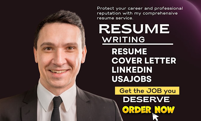 Gig Preview - Expertly write cv, ats federal resumes, cover letter, linkedin profile