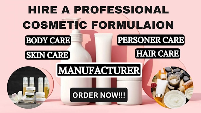 Gig Preview - Develop organic skin care formulations for your cosmetic products development