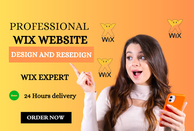 Gig Preview - Design wix website, design wix or redesign wix website, wix website development