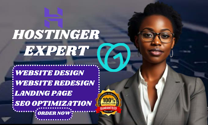 Gig Preview - Build hostinger website design hostinger redesign hostinger wordpress website