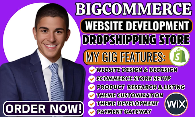 Gig Preview - Design bigcommerce website, bigcommerce redesign, bigcommerce dropshipping store