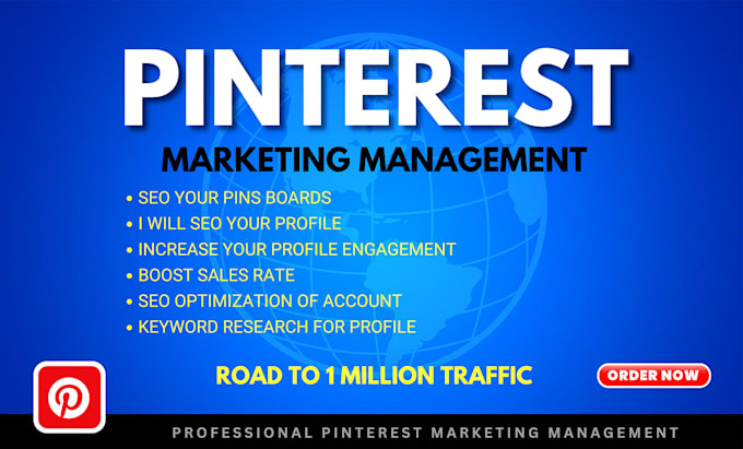 Bestseller - be your pinterest marketing manager for 1 month