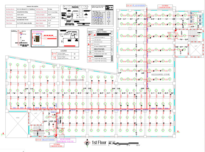 Gig Preview - Do automatic fire protection standpipe, sprinkler system design