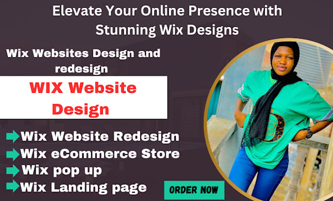 Gig Preview - Design wix website design wix website redesign, ecommerce store, wix development