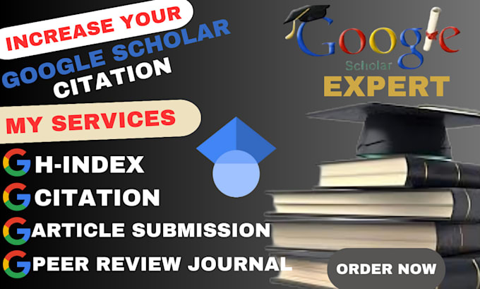 Gig Preview - Increase google scholar citations in a peer reviewed index journal