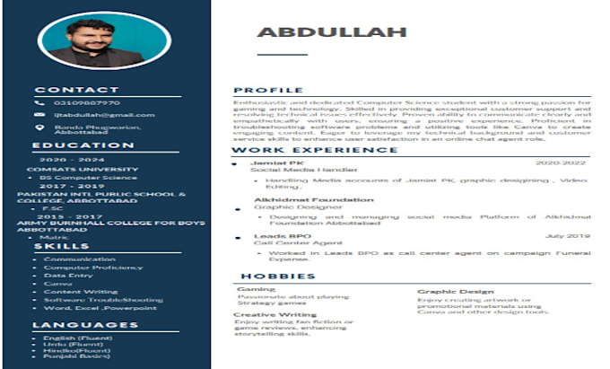 Bestseller - create a professional CV design using canva