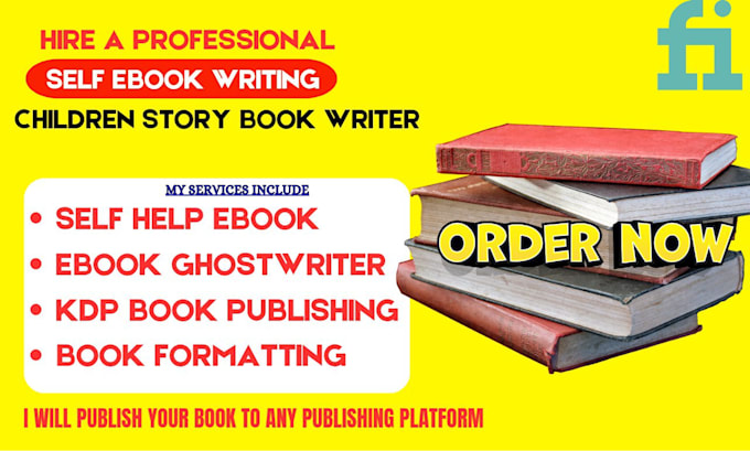 Gig Preview - Be your ebook ghostwriter KDP book writer ghost book writer nonfiction writer