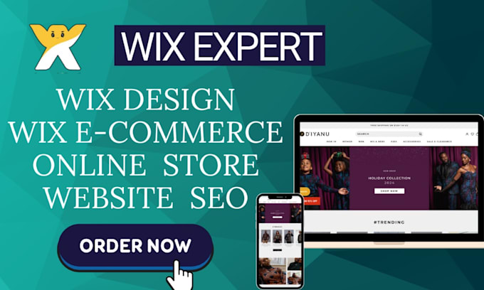 Gig Preview - Wix website design wix website redesign wix ecommerce