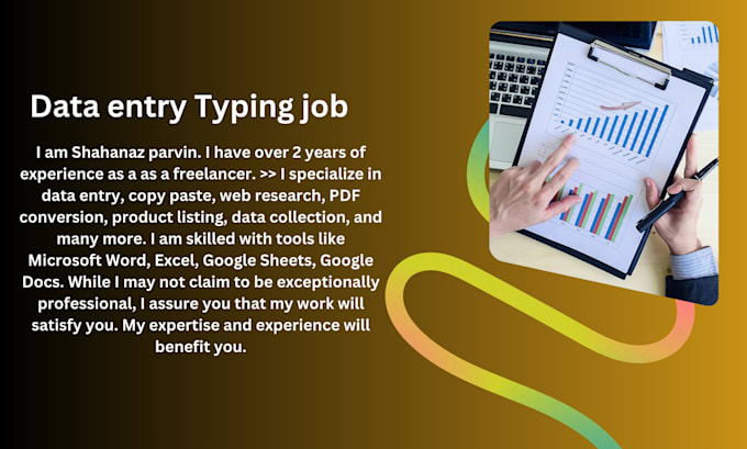 Gig Preview - Data entry, typing work