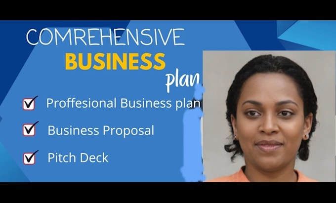 Gig Preview - Prepare business plan, proposal, pitch deck, startup business plan writer