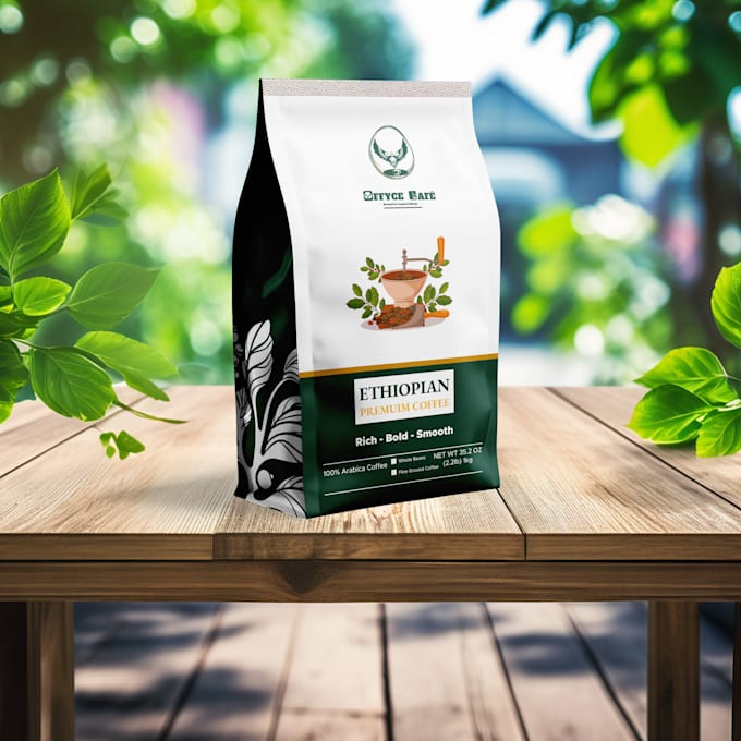 Gig Preview - Create coffee bag packaging and label design