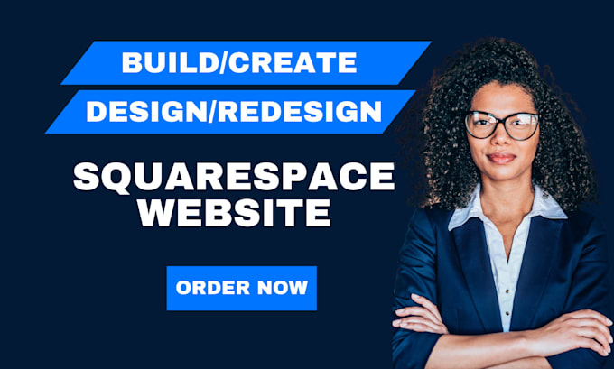 Gig Preview - Build or design professional squarespace website or squarespace website redesign