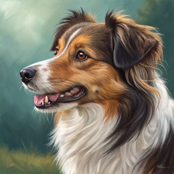 Bestseller - make realistic watercolor pet portrait painting