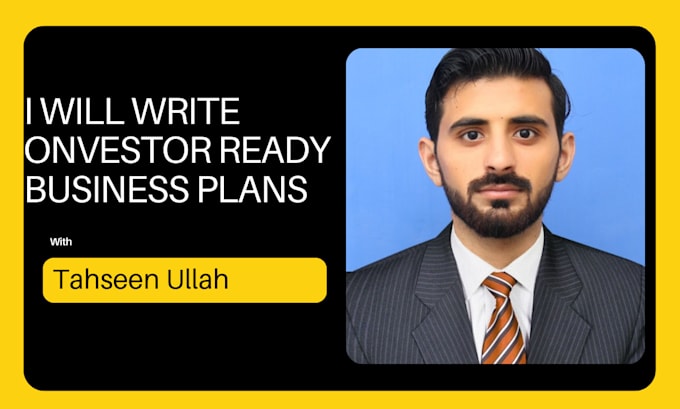 Gig Preview - Create comprehensive, investor ready business plans tailored to your needs