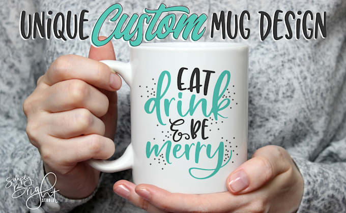 Gig Preview - Create an awesome custom coffee mug design