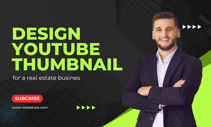 Gig Preview - Design a youtube thumbnail for a real estate channel