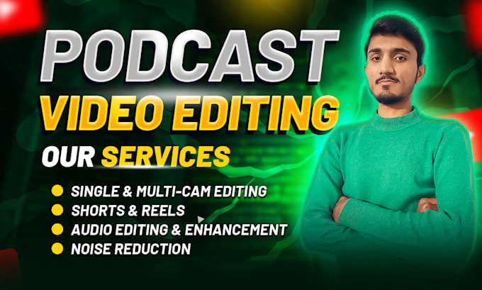 Bestseller - do expert podcast video editing, highlight shorts, and post production