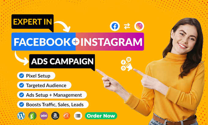 Bestseller - setup facebook, instagram ads campaign for leads and sales