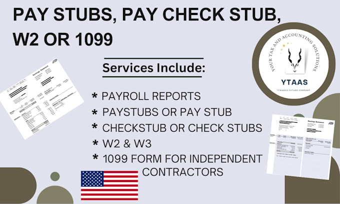 Gig Preview - Make paystubs for contractors and employees